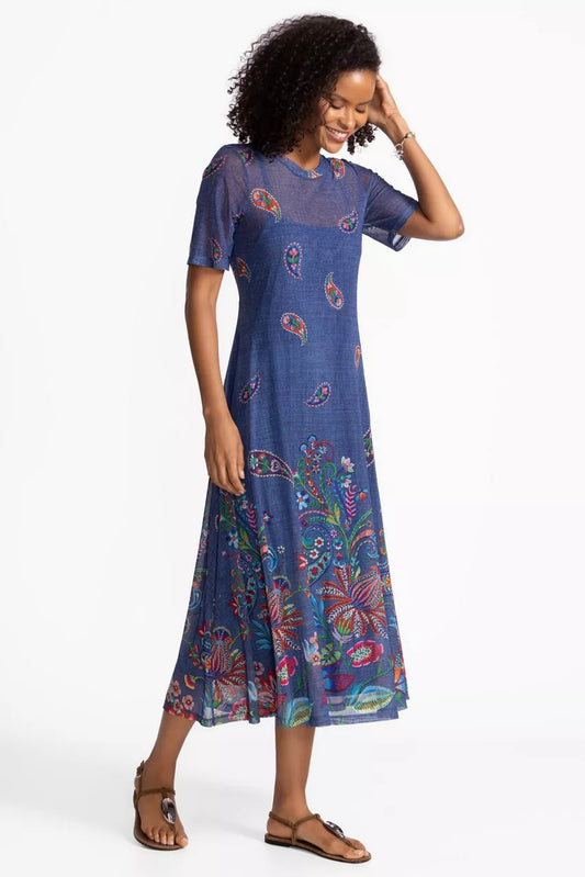 Johnny Was CARLIE MESH TEE DRESS