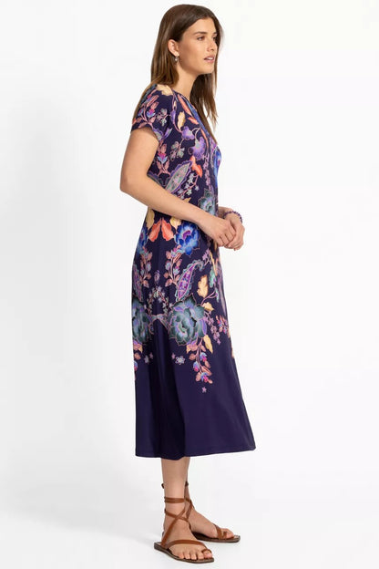 Johnny Was THE JANIE FAVORITE BOATNECK CAP SLEEVE DRESS