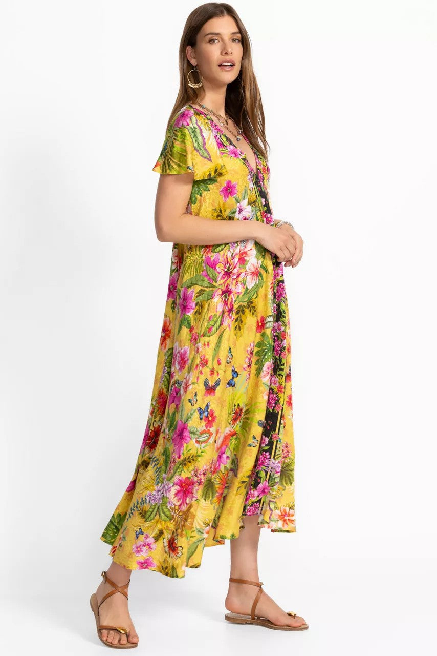 Johnny Was FLUTTER SLEEVE EVA DRESS