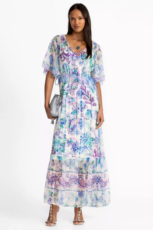 Johnny Was ANNAMARIE FLUTTER MAXI DRESS