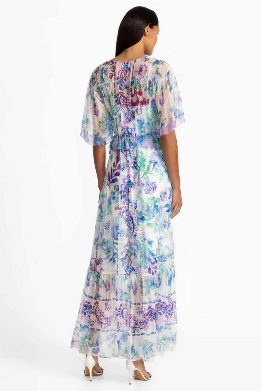Johnny Was ANNAMARIE FLUTTER MAXI DRESS
