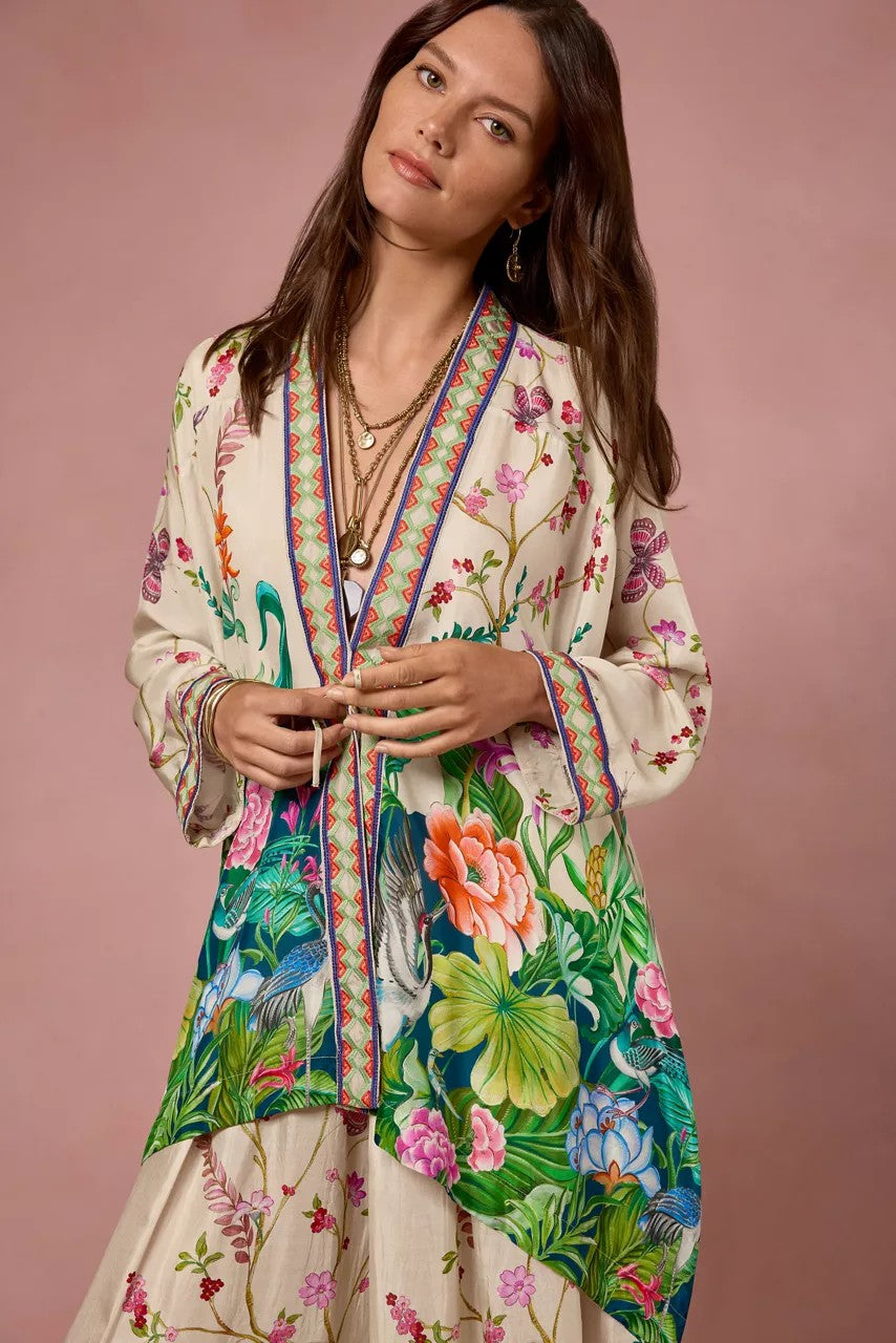 Johnny Was SHAE PRINTED KIMONO