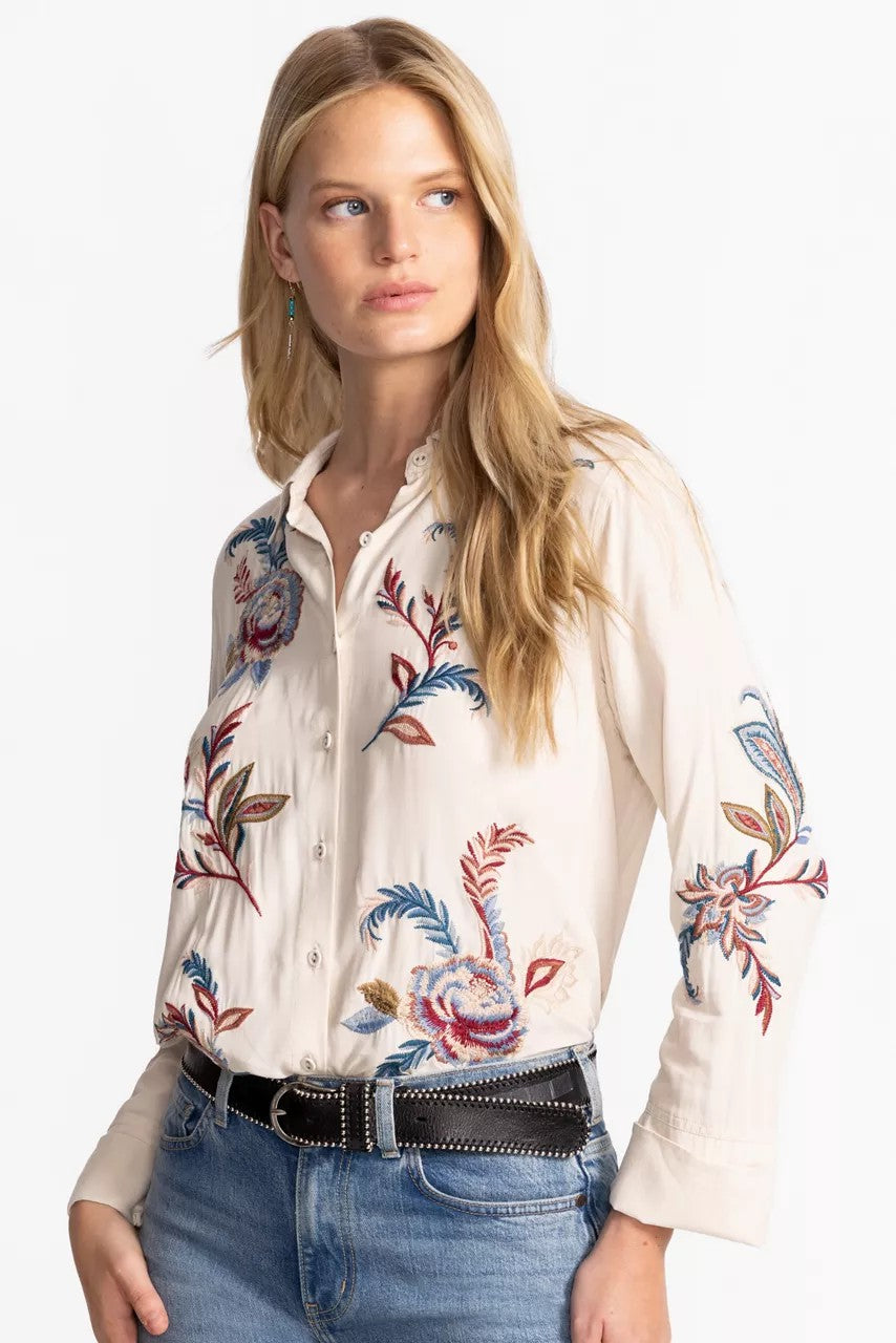 Johnny Was VINTAGE BUTTON DOWN SHIRT