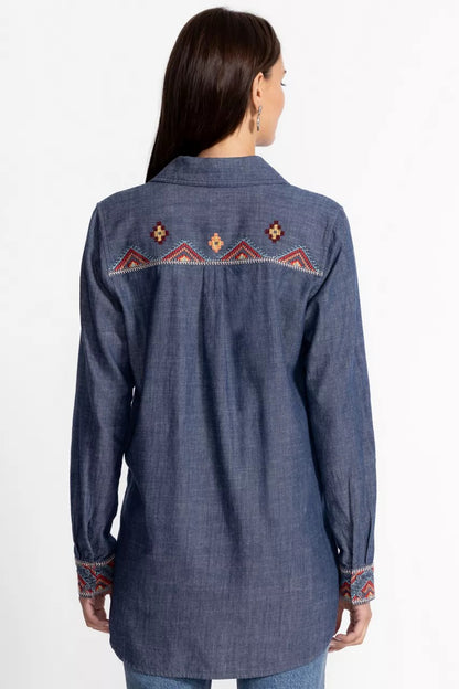 Johnny Was ZIPUP SHIRT TUNIC