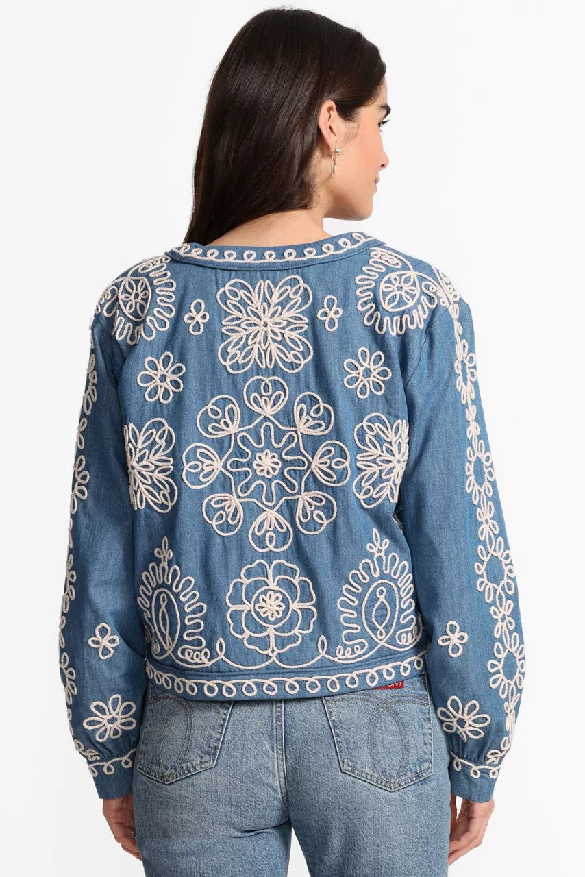 Johnny Was SOUTACHE BOLERO JACKET