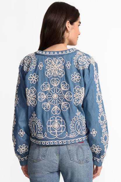 Johnny Was SOUTACHE BOLERO JACKET