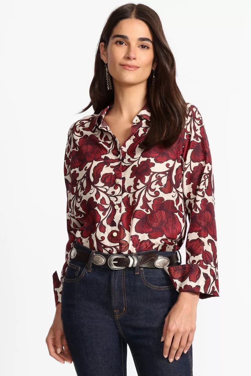 Johnny Was VINTAGE BUTTON DOWN SHIRT