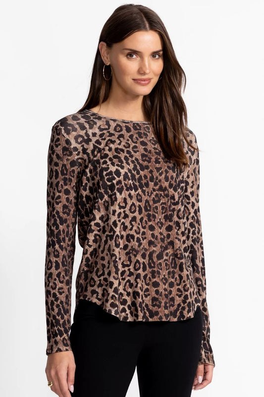 Johnny Was BEE ACTIVE RIBBED LONG SLEEVE TEE