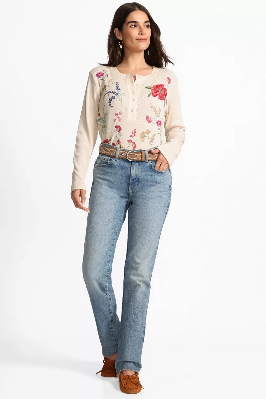 Johnny Was MIXED MEDIA HENLEY THERMAL