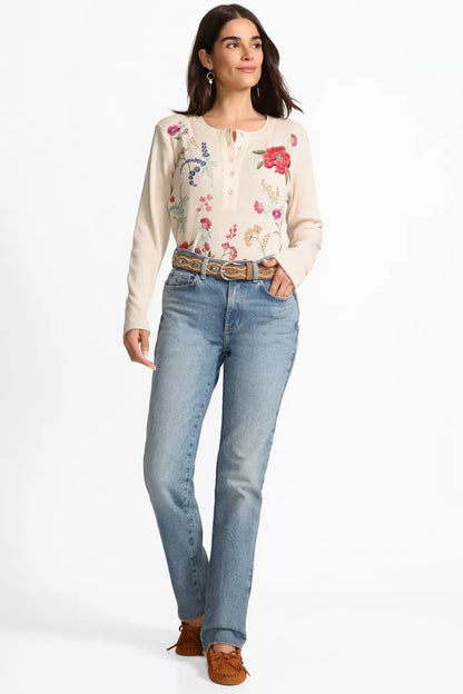 Johnny Was MIXED MEDIA HENLEY THERMAL