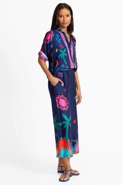 Johnny Was JULISSA CROPPED EASY PANT