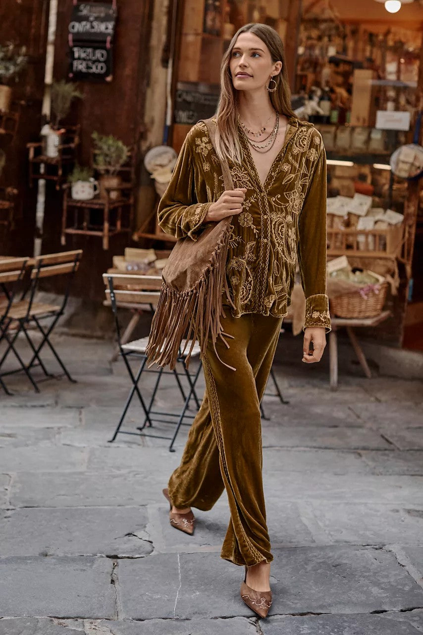 Johnny Was VELVET PANT