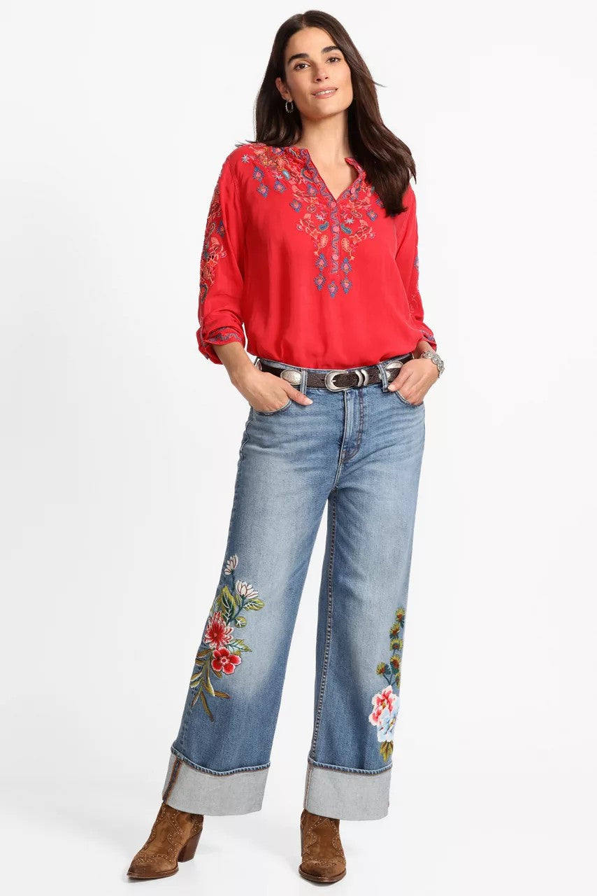 Johnny Was THE ANKLE WIDE LEG JEAN