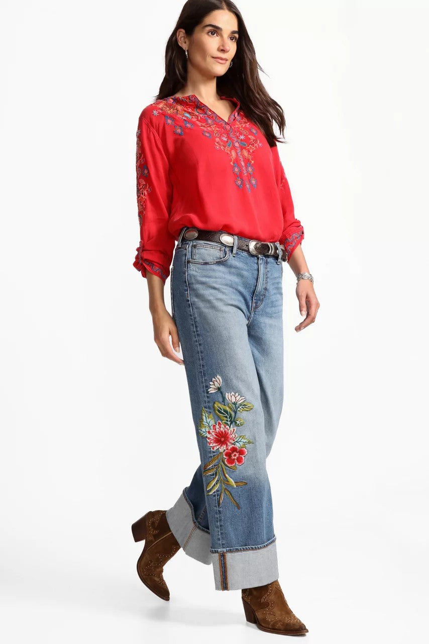 Johnny Was THE ANKLE WIDE LEG JEAN