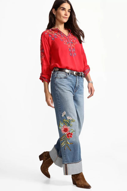 Johnny Was THE ANKLE WIDE LEG JEAN