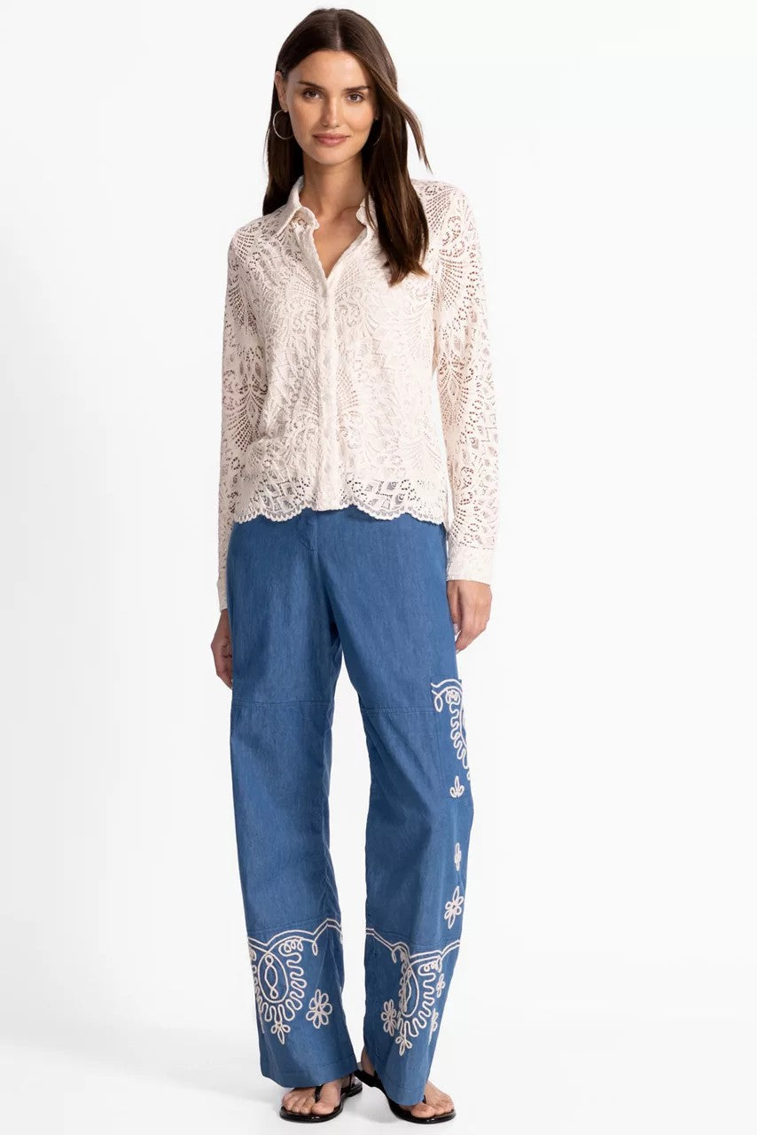 Johnny Was SOUTACHE CARGO PANT
