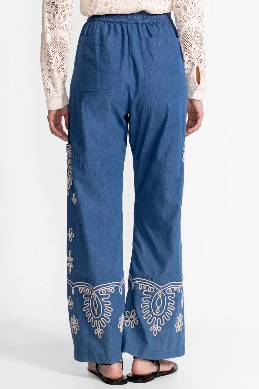 Johnny Was SOUTACHE CARGO PANT