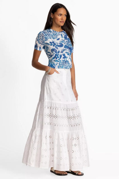 Johnny Was CIELITO TIERED SKIRT
