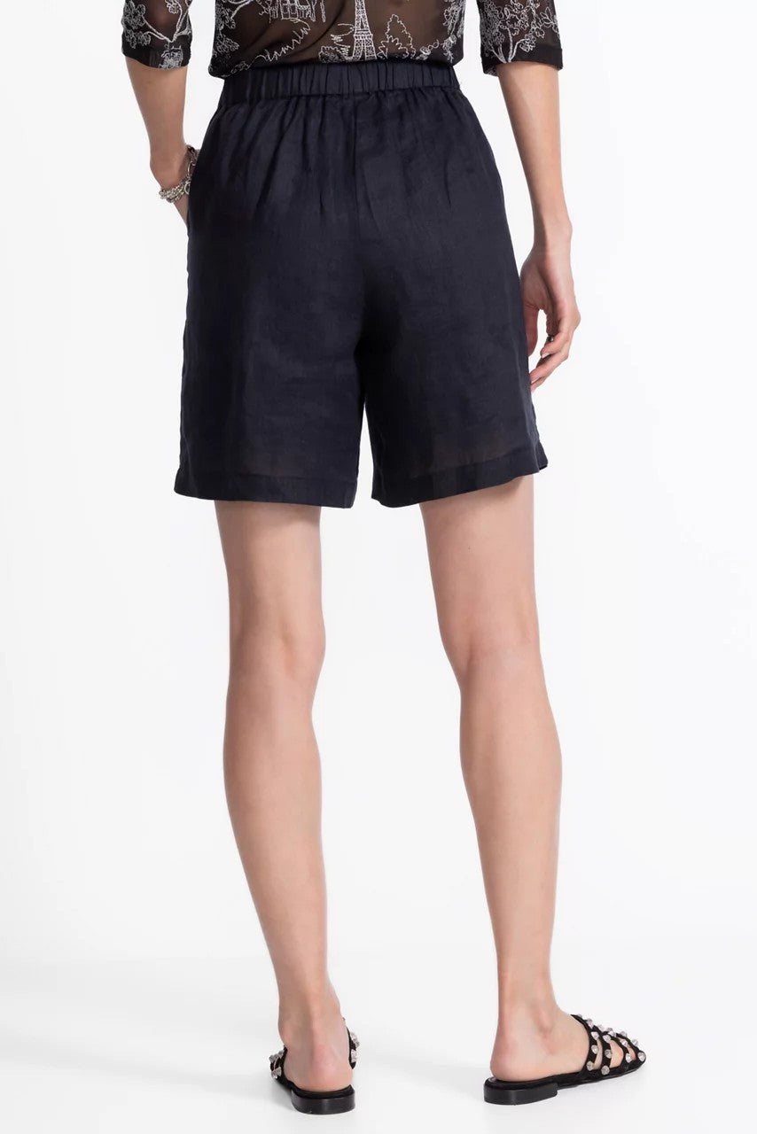 Johnny Was LINEN PLEATED SHORT