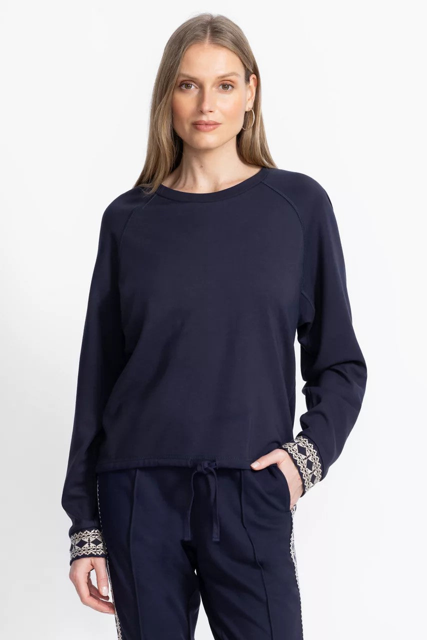 Johnny Was BEE ACTIVE RAGLAN SLEEVE PULLOVER