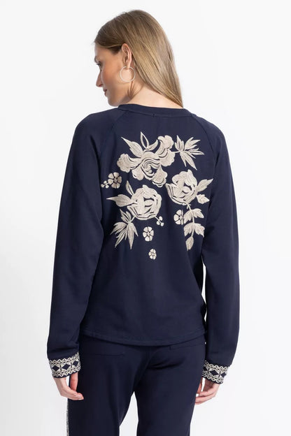 Johnny Was BEE ACTIVE RAGLAN SLEEVE PULLOVER