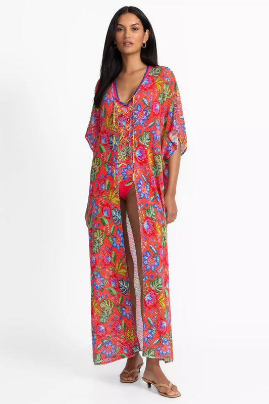 Johnny Was RUMBA MAXI CROCHET KIMONO
