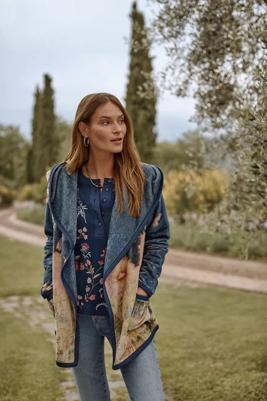 Johnny Was JOAN REVERSIBLE SHERPA JACKET