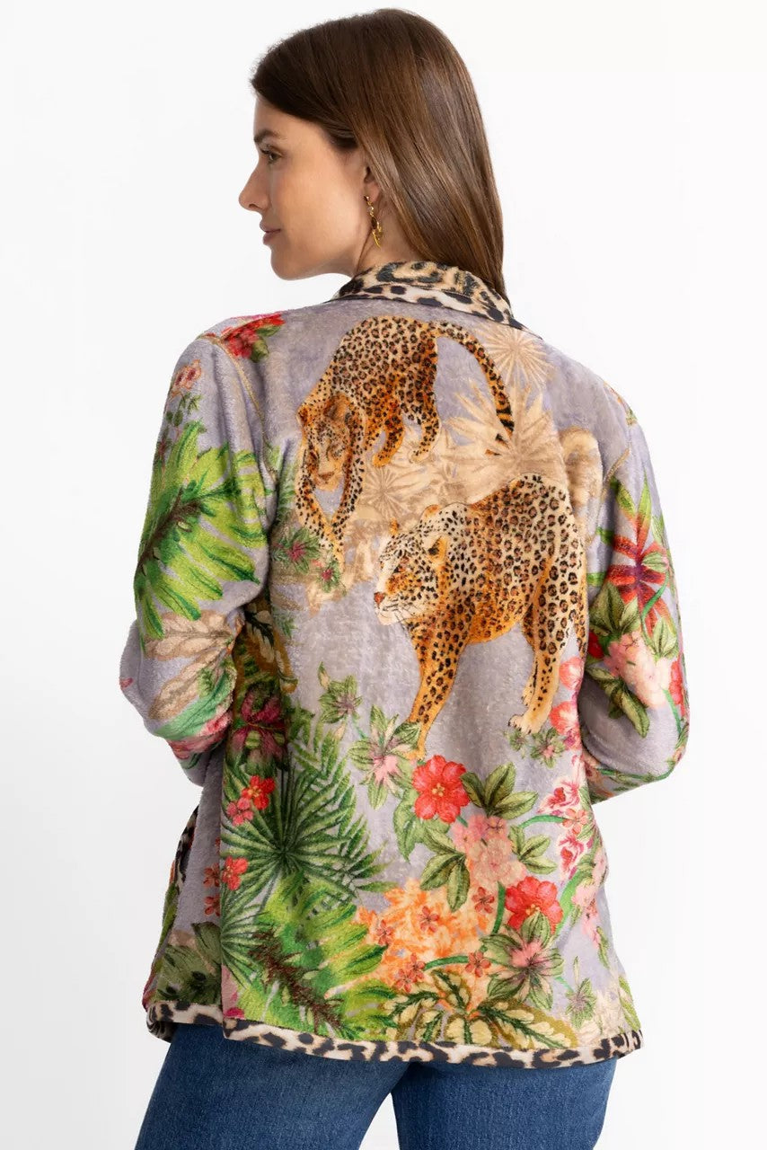 Johnny Was REVERSIBLE JOAN WRAP BINDED SHERPA JACKET