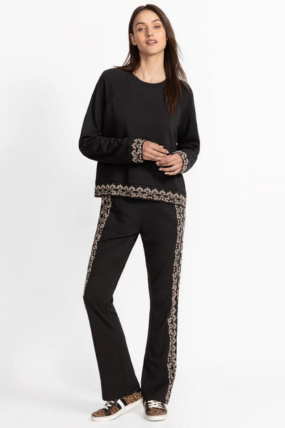 Johnny Was BEE ACTIVE LONG SLEEVE CREW PULLOVER TEE