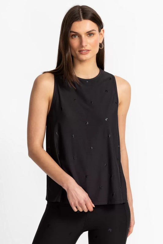 Johnny Was BEE ACTIVE HIGH NECK ACTIVE SWING TANK