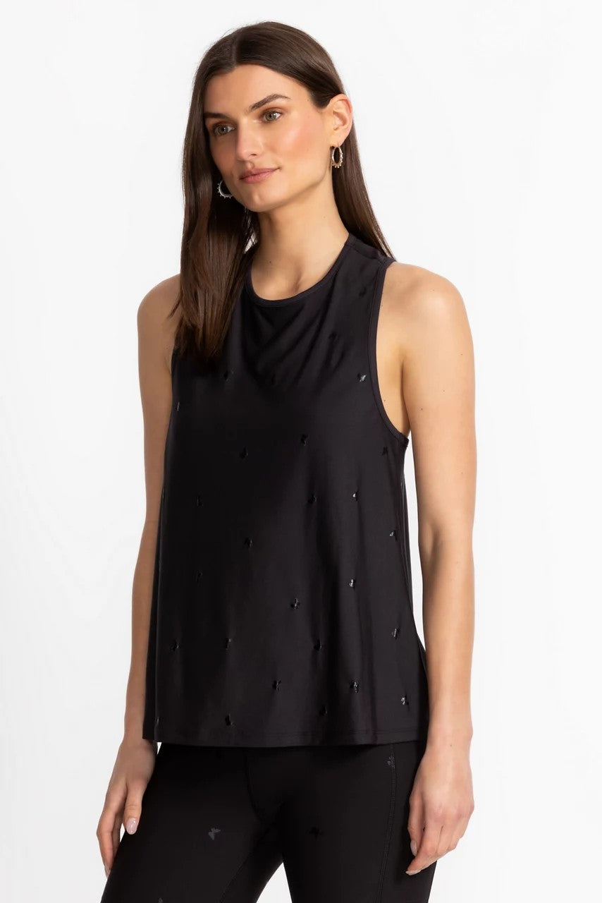 Johnny Was BEE ACTIVE HIGH NECK ACTIVE SWING TANK
