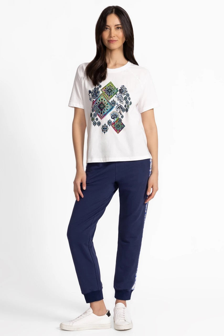 Johnny Was BEE ACTIVE RAGLAN GRAPHIC TEE