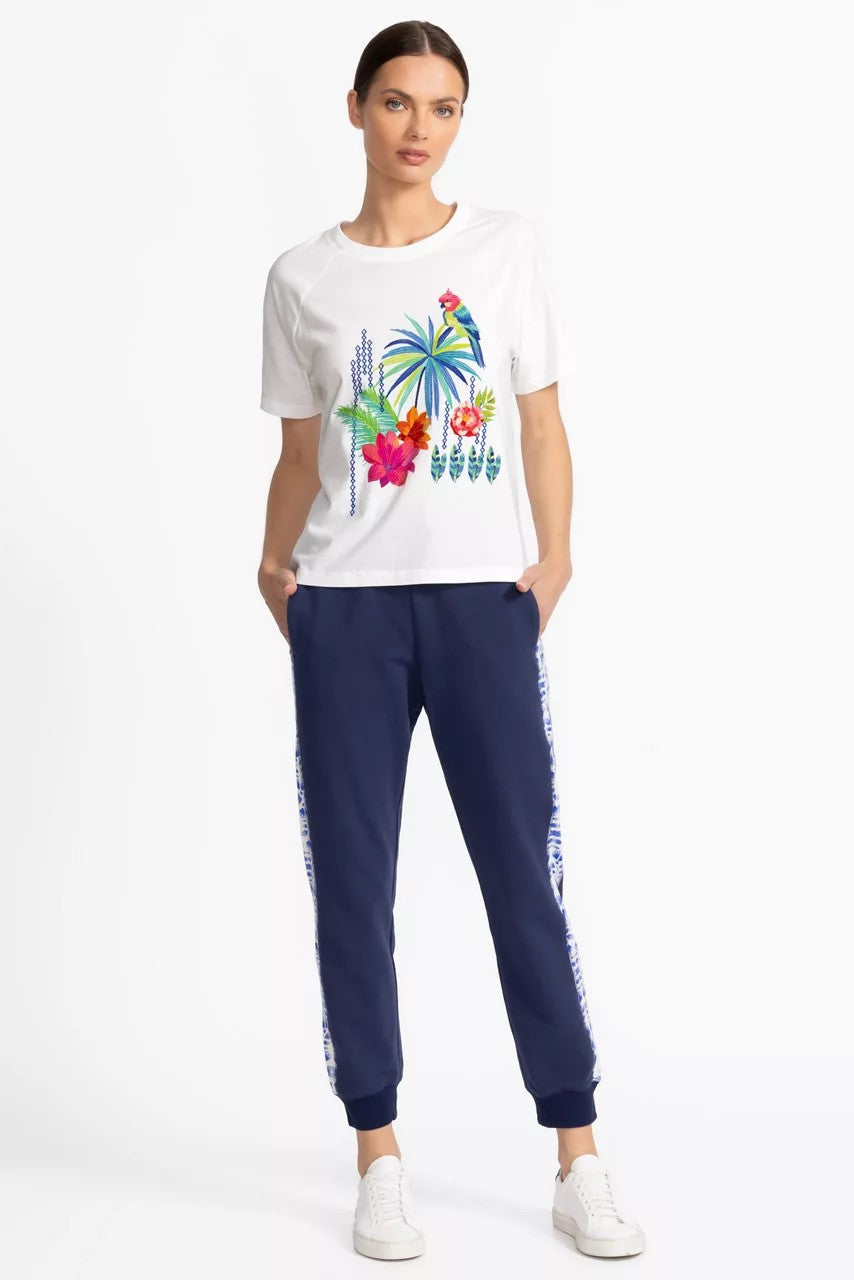 Johnny Was BEE ACTIVE RAGLAN GRAPHIC TEE