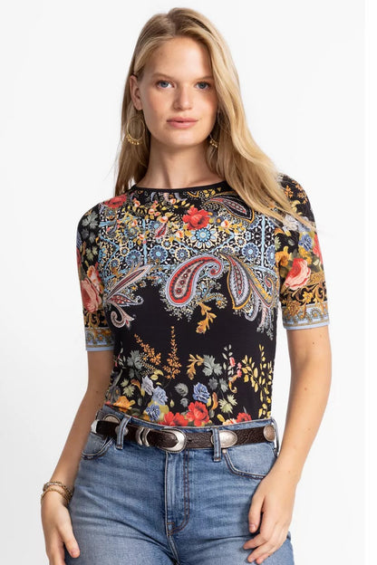 Johnny Was THE JANIE FAVORITE BOAT NECK TEE