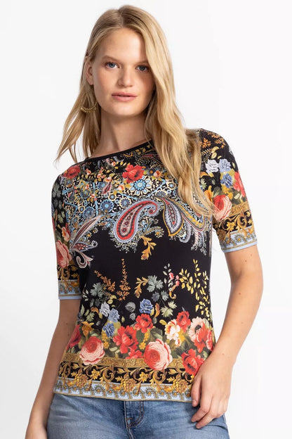 Johnny Was THE JANIE FAVORITE BOAT NECK TEE