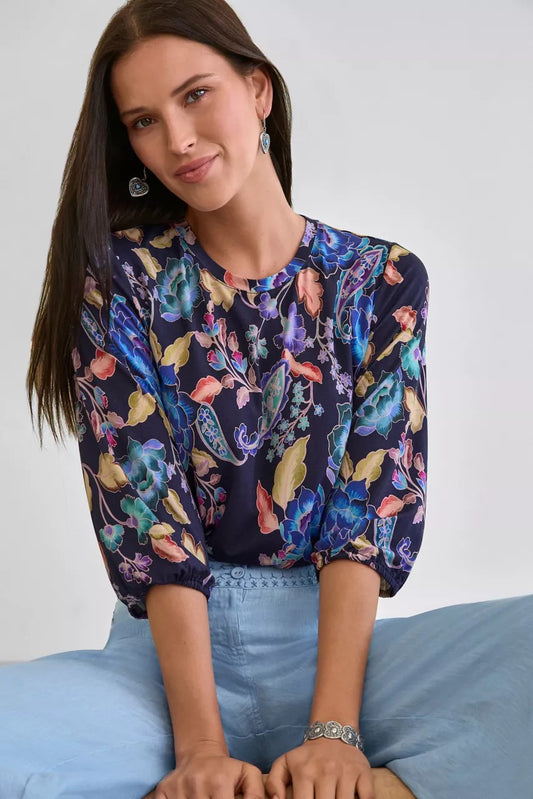 Johnny Was THE JANIE FAVORITE PUFF SLEEVE TOP