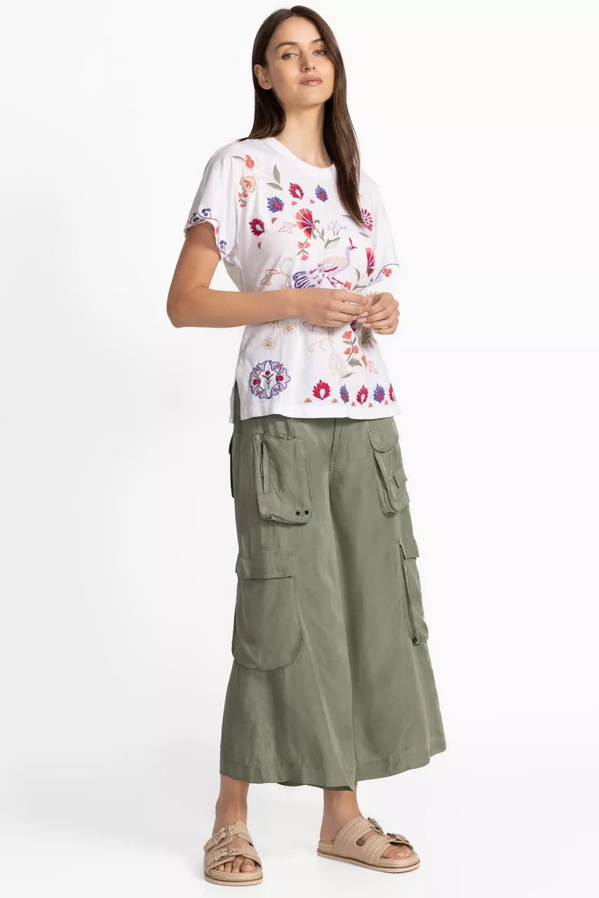 Johnny Was SIDE SLIT DOLMAN TEE