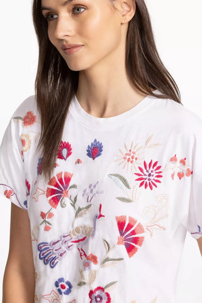 Johnny Was SIDE SLIT DOLMAN TEE