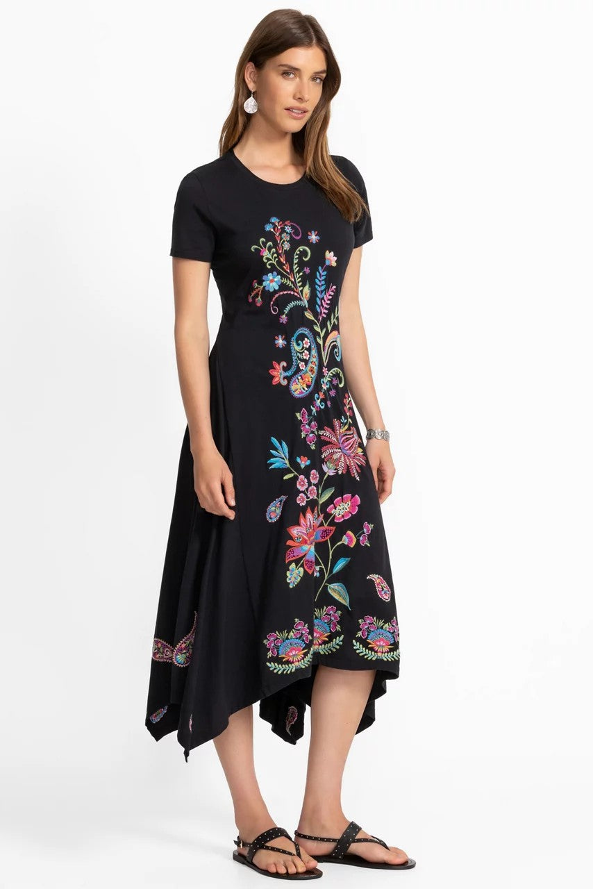 Johnny Was HANDKERCHIEF HEM KNIT DRESS