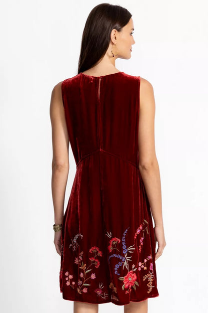Johnny Was VELVET CHEVRON TANK DRESS