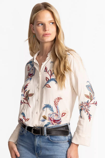 Johnny Was VINTAGE BUTTON DOWN SHIRT