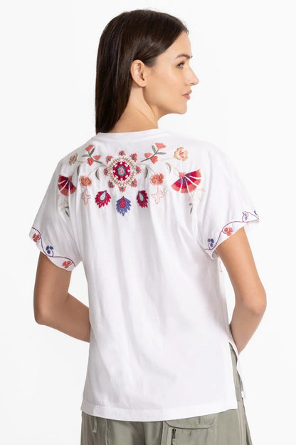 Johnny Was SIDE SLIT DOLMAN TEE