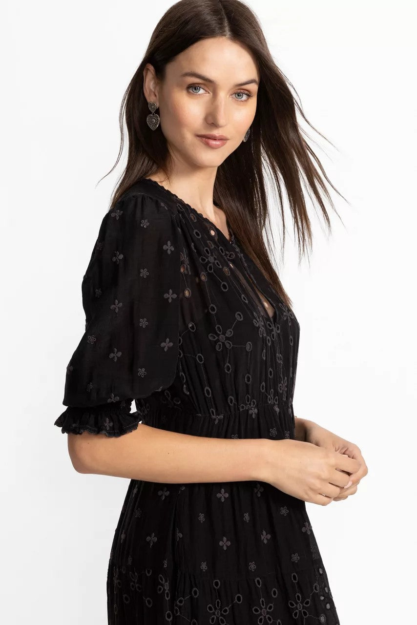 Johnny Was DAPHNE EMBROIDERED MAXI DRESS