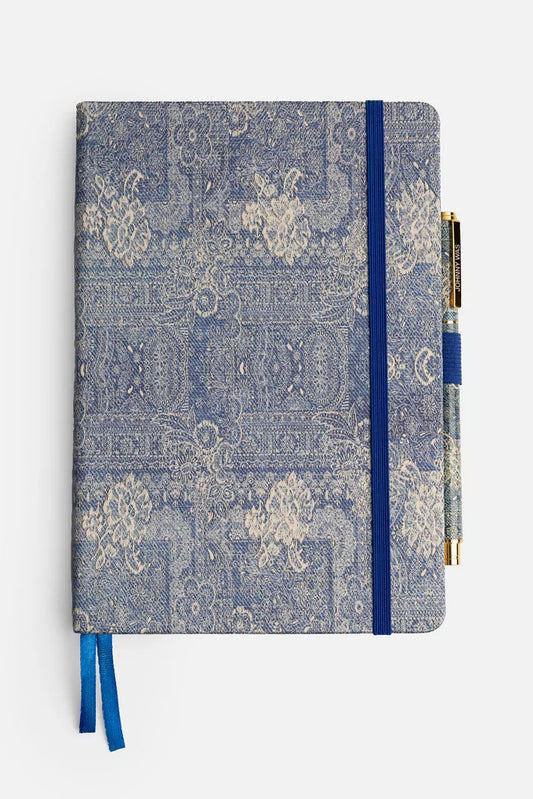 Johnny Was DENIM EMBROIDERY JOURNAL AND PEN SET