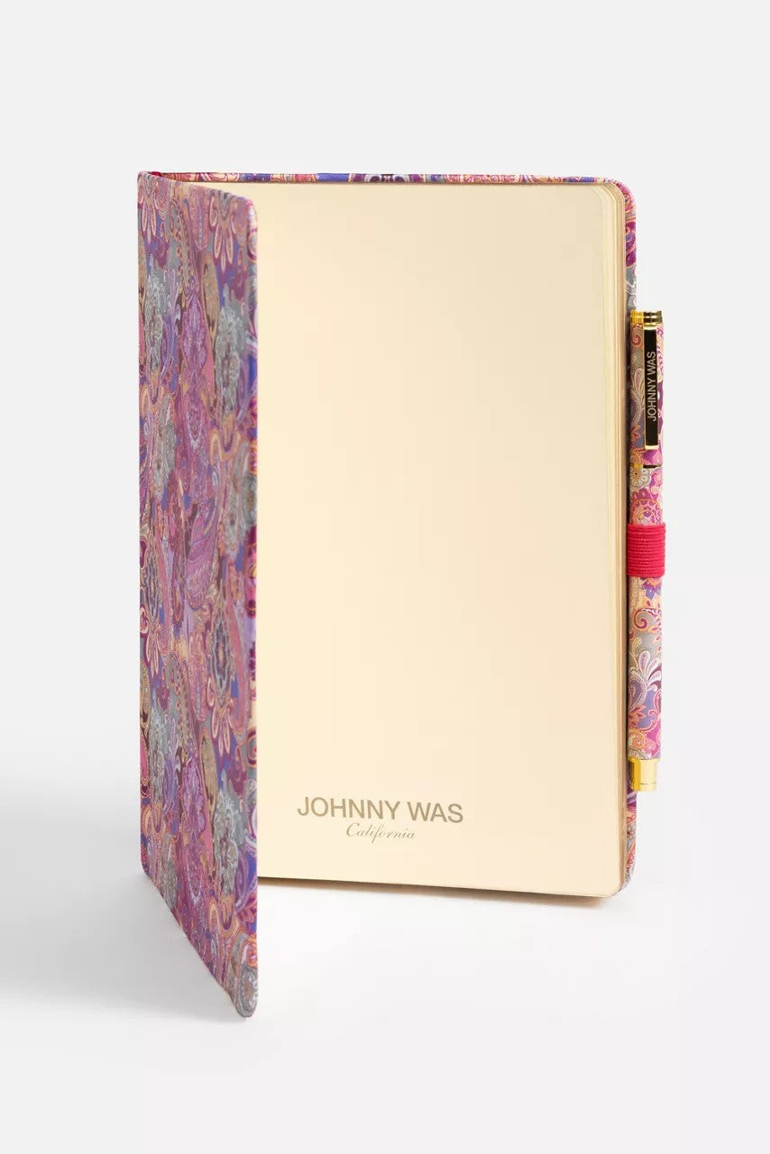 Johnny Was SANDALWOOD PINK JOURNAL AND PEN SET
