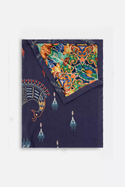 Johnny Was EMBROIDERED THROW BLANKET