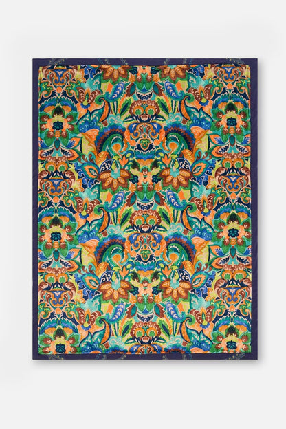 Johnny Was EMBROIDERED THROW BLANKET