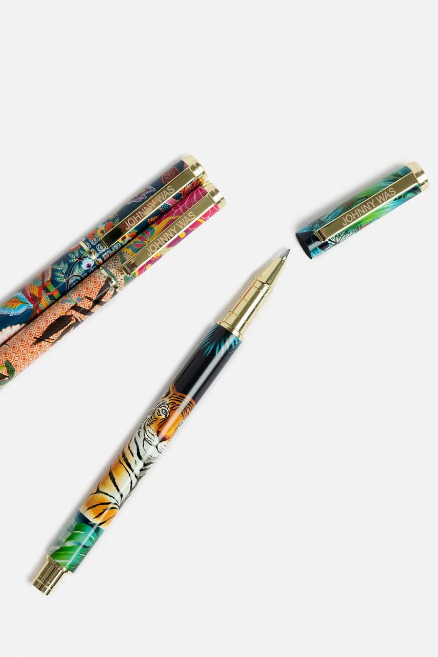 Johnny Was TIGRES PEN SET
