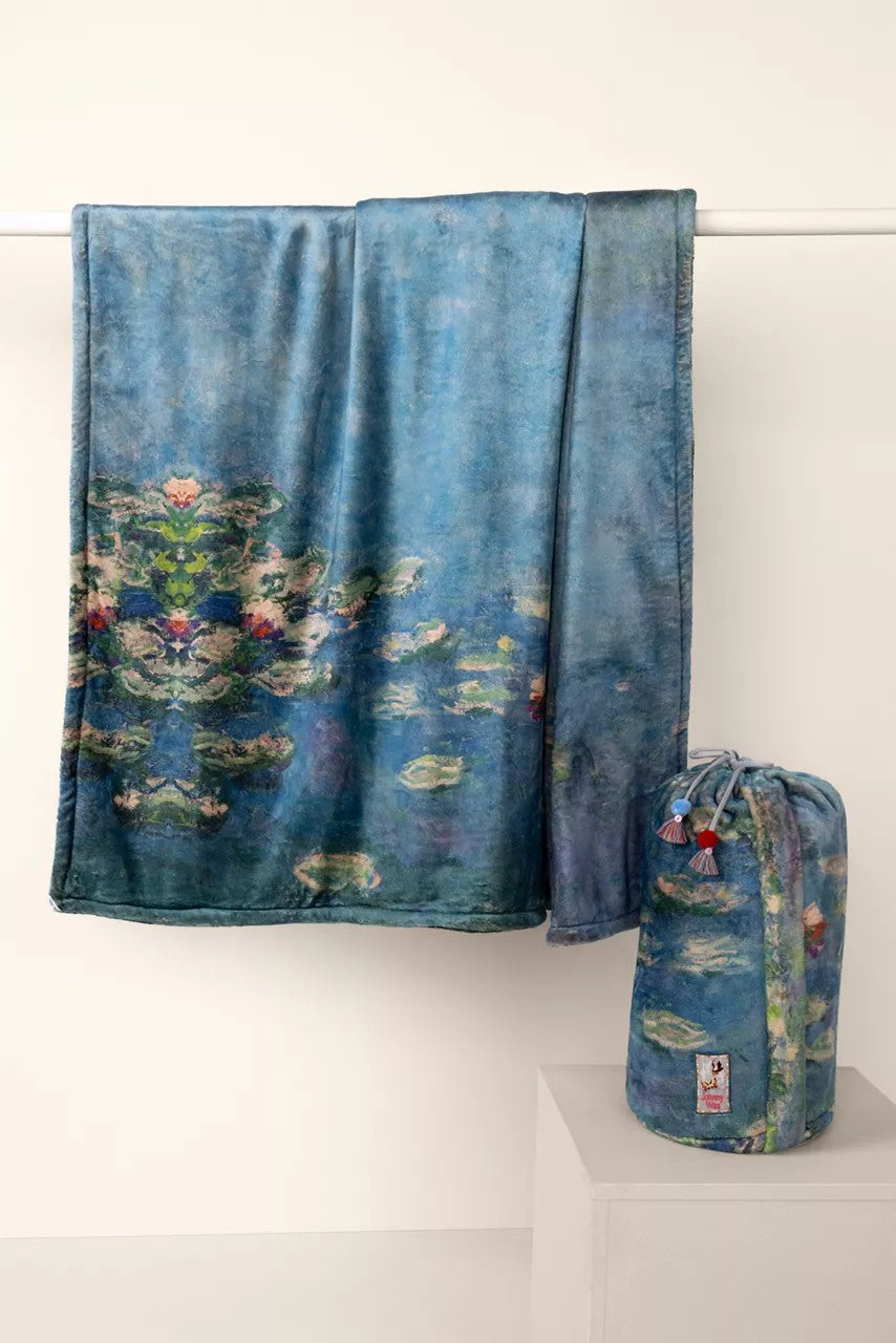 Johnny Was MONET WATER LILIES LAUREL CANYON COZY BLANKET