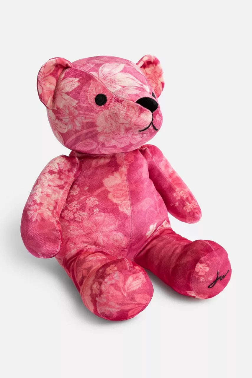 Johnny Was PINK PRINTED VELVET BEAR